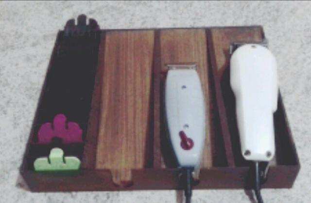 Suporte para maquina de cabelo