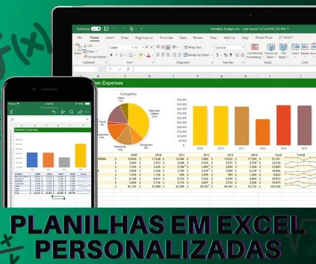 Faço sua planilha Excel e Power Bi Serviços Dos Mangues Montes