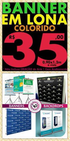 Banner em Promoção - R$ 35,00