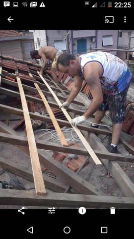 Telhadista,c/ 05 anos de garantia fornecemos n.fisca e contrato whats 997790871