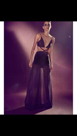 Vestido longo Hand Lace