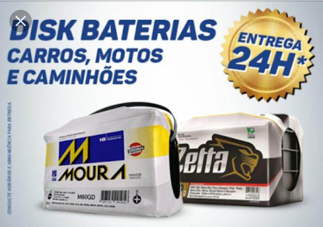Bateria Moura 60 ah 18 meses garantia