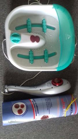Kit massageadores de pés e corpo