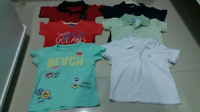 Lote de blusas em perfeito estado tamanho 2 anos