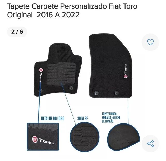 Tapete Da Fiat Toro No Brasil