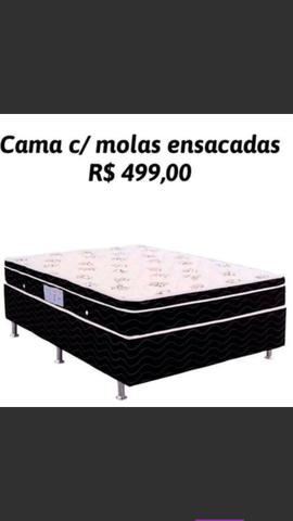 Saldão camas box de molas ensacada com garantia
