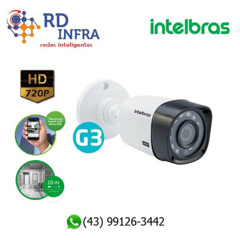 Câmera de Segurança Resolução HD Intelbras - Nova