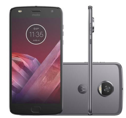 Smartphone Motorola Moto Z2 Play XT1710-07 64GB Platinum Tela 5.5
