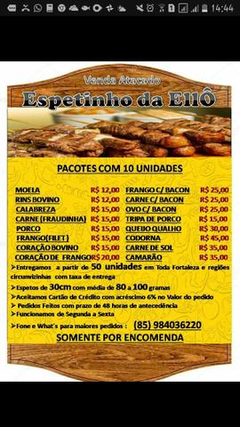 Espetinhos Pra Revenda apartir de R$ 1.20