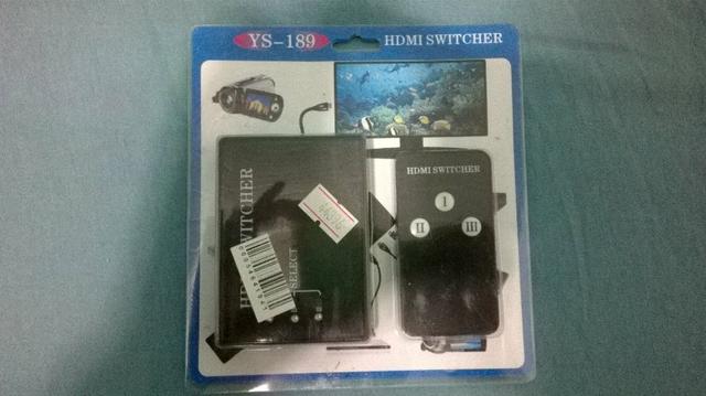Splitter HDMI mais entradas para TV/Monitor