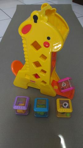 Girafa Peek-a-Bolcks - Fisher-Price - Ótimo estado