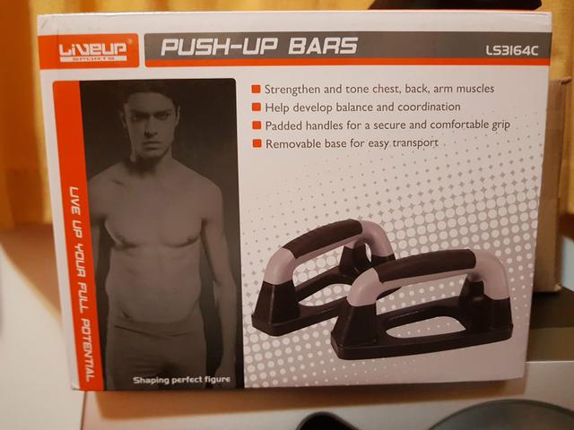 Apoio para flexão, push-up bars liveup
