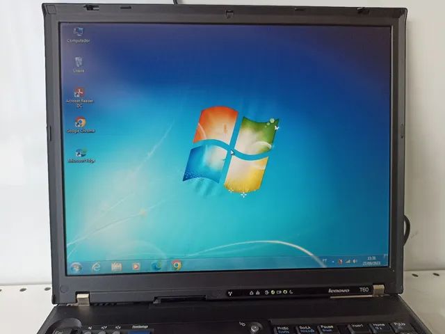 Notebook Lenovo ThinkPad T60 Intel T1300 03Gb DDR2 HD 160 S Autonomia