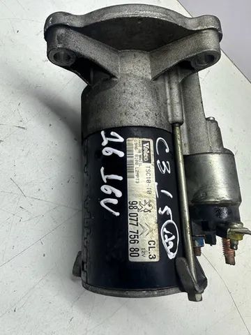 Motor Arranque Partida Citroën C3 1 6 16v 2015 Carros vans e