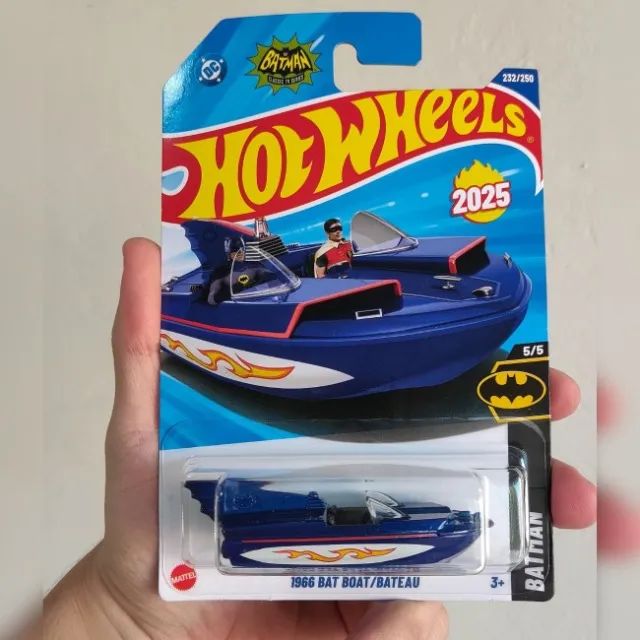Hot Wheels Bat Boat Bateau Barco Do Batman Hobbies e coleções Jardim das Palmeiras