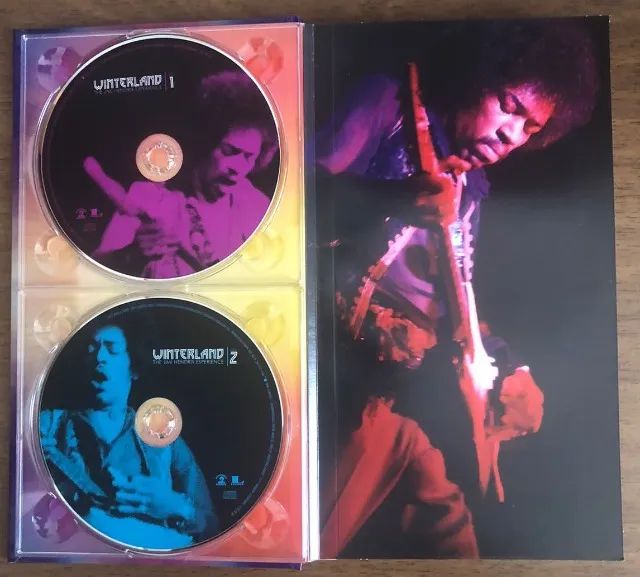 The Jimi Hendrix Experience Live At Winterland 5 CD Box Set CDs