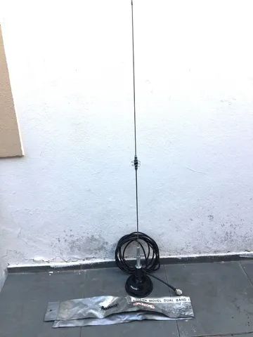 Antena Dual Band Vhf Uhf Base No Brasil