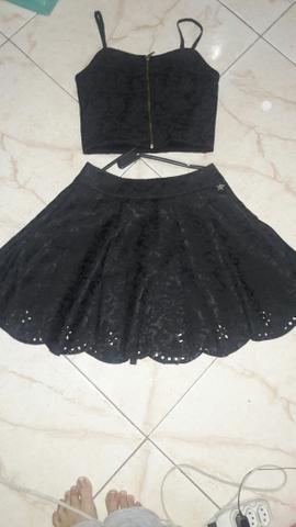 Conjunto saia e cropt Babioli