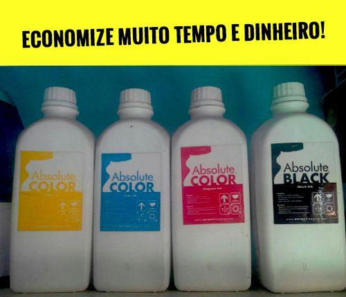 Tintas para impressora Epson - 1 Litro e 500ml