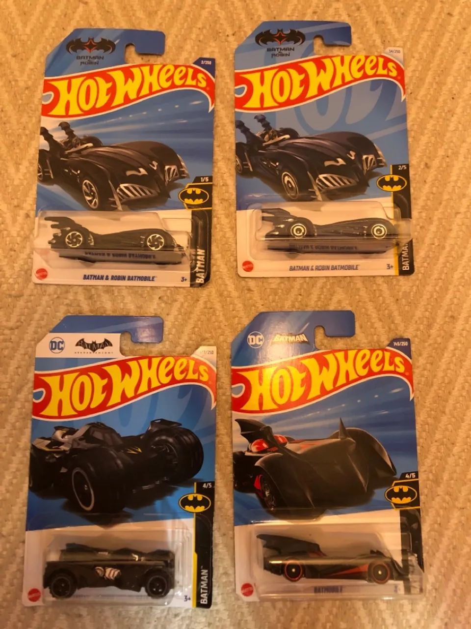Lote batman hot wheels 8 miniaturas diferentes Hobbies e coleções
