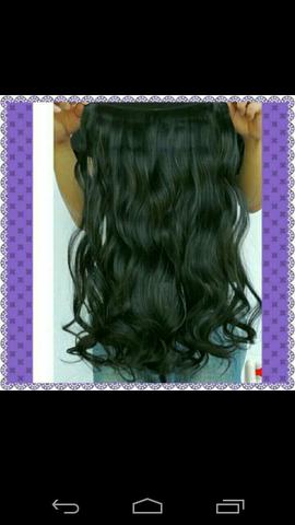 Cabelo preto Ondulado