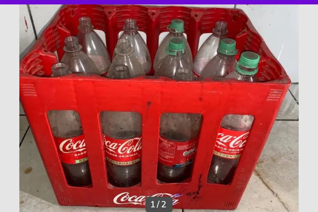 CAIXA DE COCA COLA RETORNÁVEL Outros itens para comércio e escritório