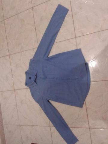 Blusa Social Azul