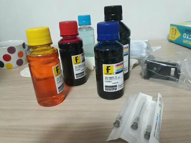Kit de tintas para impressora