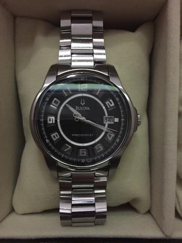 Relógio Bulova precisionist com caixa manual nf
