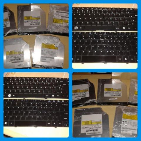 Teclados e Leitores de DVD e CD de Notebooks