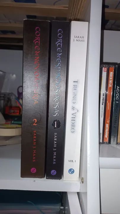 Livros Sarah J Maas Corte De Espinhos E Rosas E Trono De Vidro