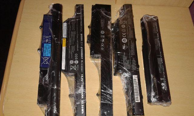 Baterias usadas de Notebooks