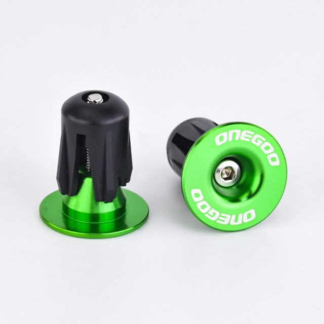 Par Plugs De Bar End Verde Em Alum Nio Para Guid O De Bike Bicicleta