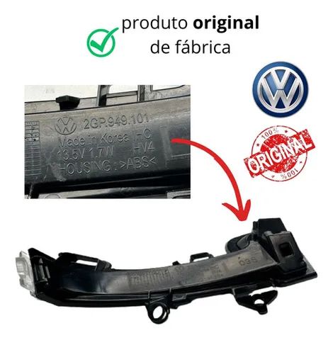 Lanterna Pisca Seta Retrovisor Le T Cross Nivus Original Vw Carros