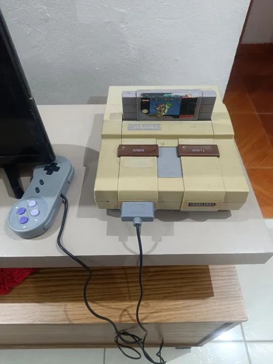 Super Nintendo SNES Console de jogos clássico Consoles de Vídeo