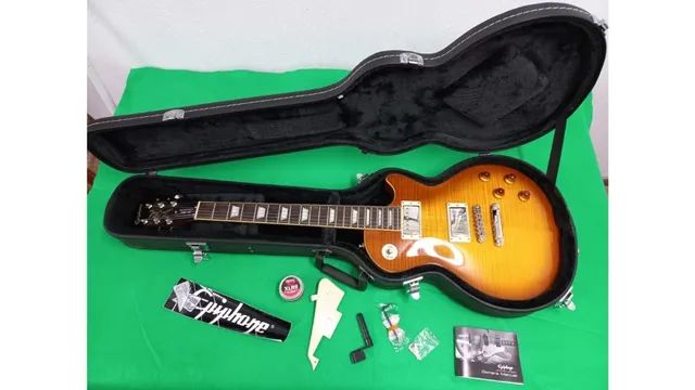 Guitarra Epiphone Les Paul Standard Plus Top Pro Honey Burst