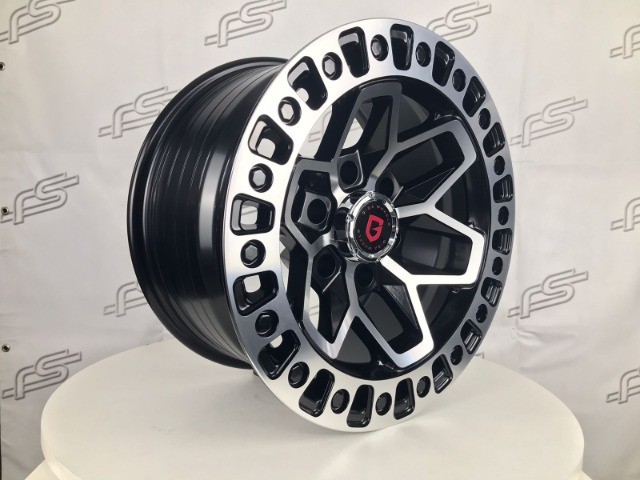 Rodas Off Road Gisa D3361 Preto Semi Brilho 6x139 17x9 Aro 17 Tala 9