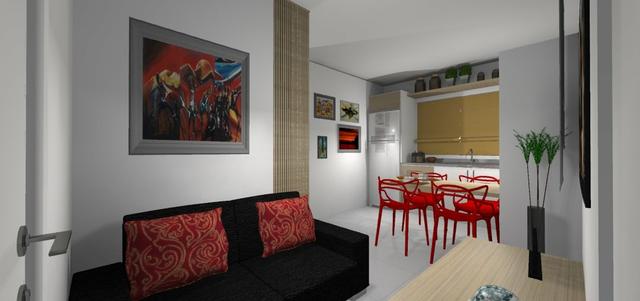 Apartamento mobiliado