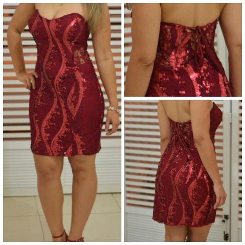 Vestido de Festa Paetês