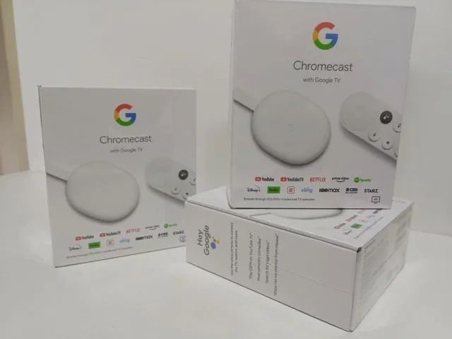 Chromecast 4 4K Lacrado Original Garantia Sua TV Smart Google