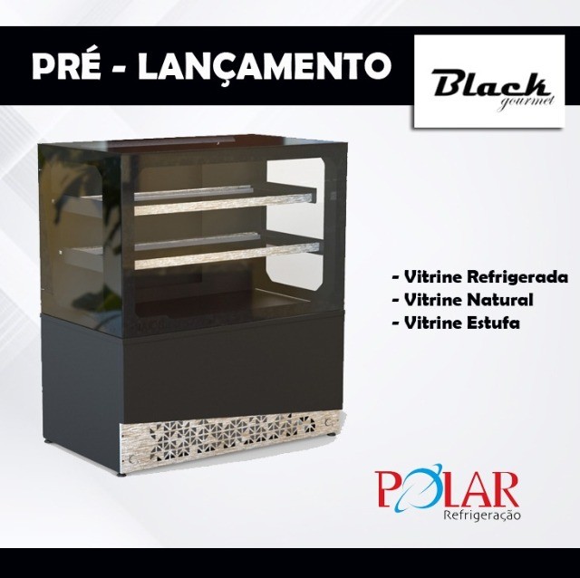 Balc O Estufa Quente Linha Black Gourmet Polar Lanchonetes