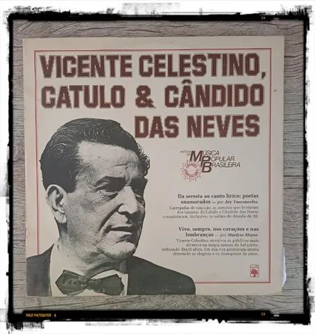 LP Vinil História Da MPB Vicente Celestino Catulo Candido das