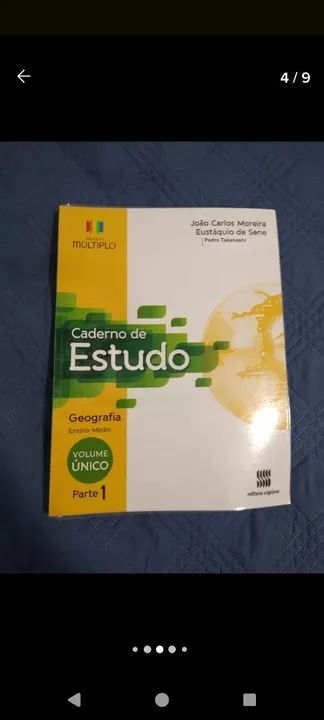 Box Livros Geografia Projeto Múltiplo Editora Scipione TODOS livros