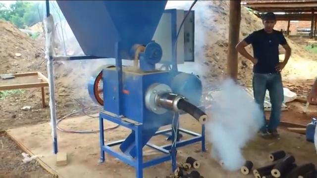 Compro Briquetadeira de pó de serra usada