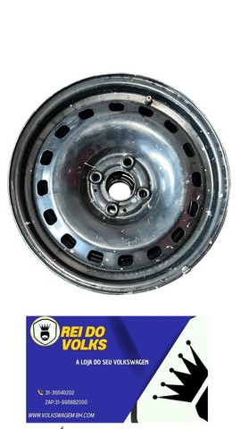 Roda De Ferro Aro 15 4 Furos Original Volkswagen Carros Vans E