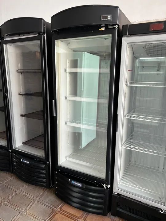 Freezer Vertical VF50 Metalfrio Preto Geladeiras E Freezers Vila