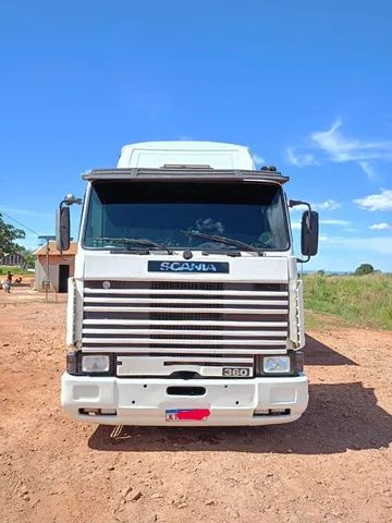 Conjunto Cavalo E Carreta Scania Hw Caminh Es Parque Sol