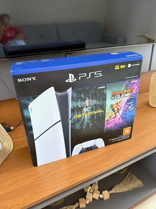 PlayStation 5 Slim 1tb Lacrado Nota Fiscal 1 Ano De Garantia