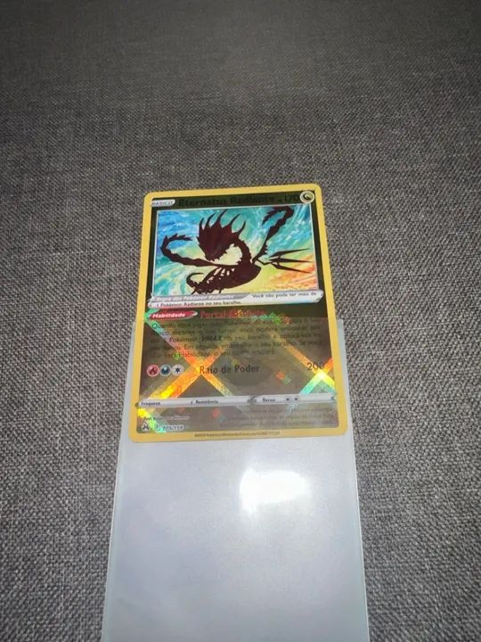 Carta Pokémon eternatus Radiante Ultra Rara Peças e Acessórios de