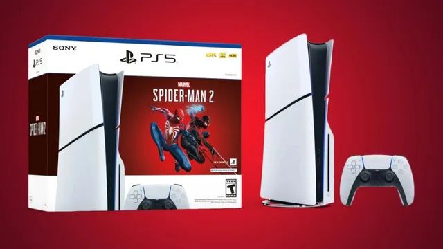 Playstation Slim Tb Leitor Jogo Spider Man Consoles De